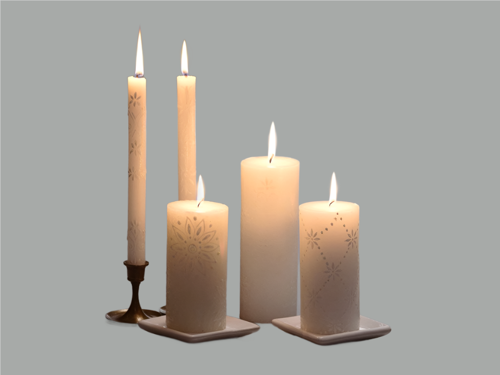 White candles deals